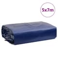 Miniatyrbild 9 av 9: vidaXL Presenning blå 5x7 m 650 g/m²