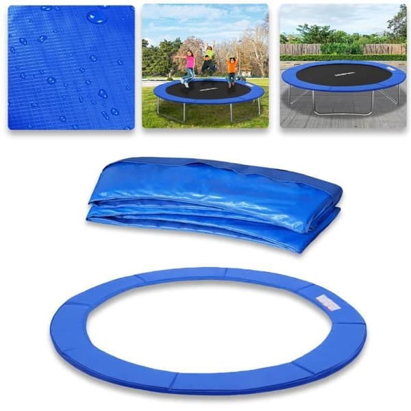 XMTECH PE Trampolin Presenning - Trampolin Skyddspresenning - 366cm Skyddsöverdrag Blå