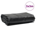 Miniatyrbillede 9 af 10: vidaXL presenning 3x3 m 650 g/m² antracitgrå