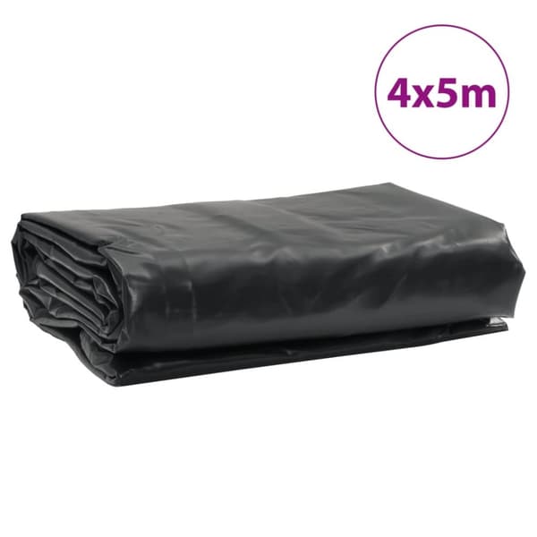 vidaXL presenning 4x5 m 650 g/m² antracitgrå