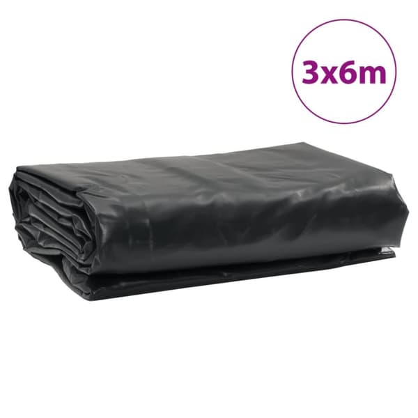 vidaXL presenning 3x6 m 650 g/m² antracitgrå