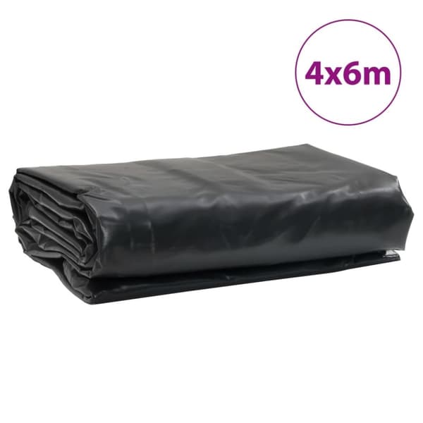 vidaXL presenning 4x6 m 650 g/m² antracitgrå