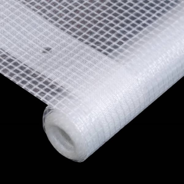 vidaXL Leno suojapeite 260 g/m² 1,5x20 m valkoinen - Pressut