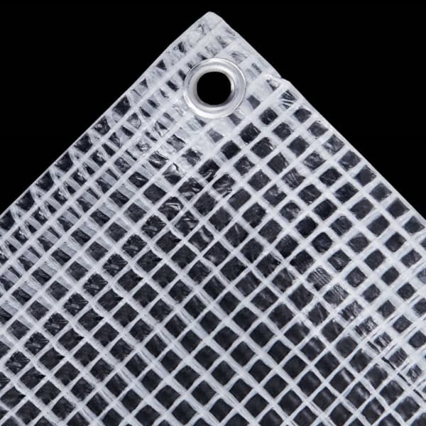 vidaXL Leno suojapeite 140 g/m² 3x3 m valkoinen -  Pressut