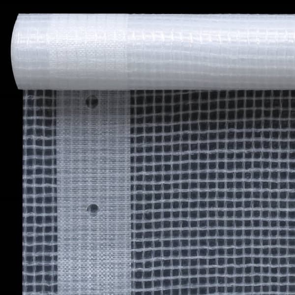 vidaXL Leno suojapeite 2 kpl 260 g/m² 3x3 m valkoinen -  Pressut