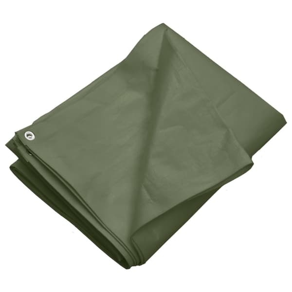 vidaXL Pressu 260 g/m² 3x5 m vihreä HDPE - Pressut
