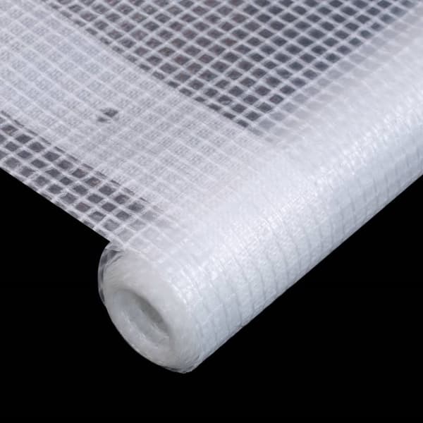 vidaXL Leno suojapeite 260 g/m² 4x15 m valkoinen -  Pressut