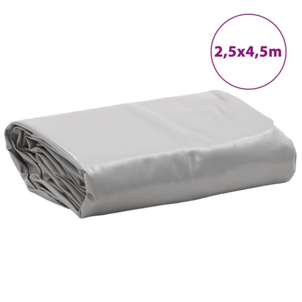 vidaXL Pressu harmaa 2,5x4,5 m 650 g/m² -  Pressut
