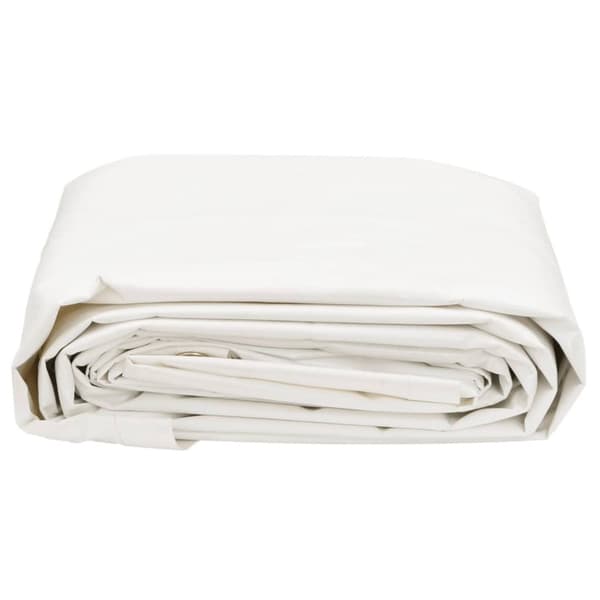 vidaXL Pressu valkoinen 5x6 m 650 g/m² -  Pressut