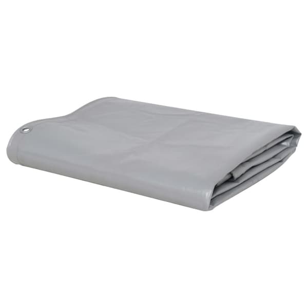 The Living Store Pressu 650 g/m² 3x6 m harmaa - Pressut