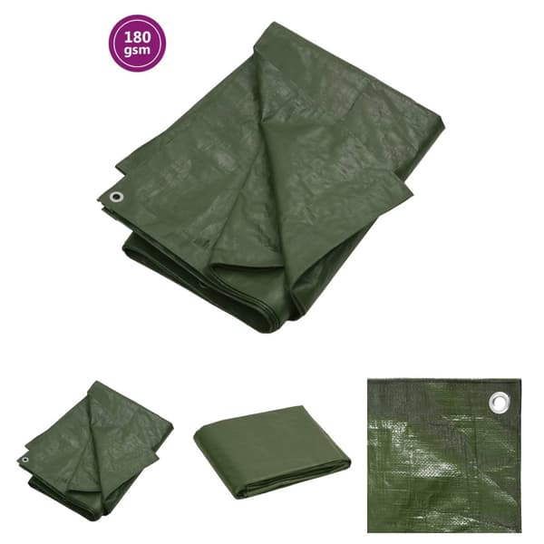 The Living Store Pressu 180 g/m² 6x8 m vihreä HDPE - Pressut