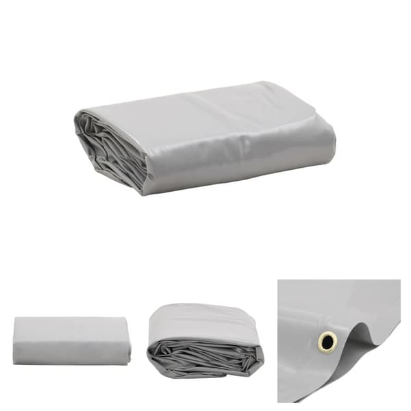 The Living Store Pressu harmaa 5x7 m 650 g/m² - Pressut