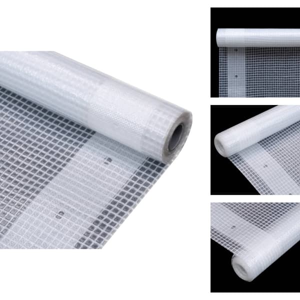 Presenninger - Living leno-presenning 260 g/m² 4 x 10 m hvid