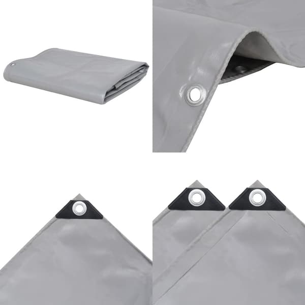 Pressu 650 g/m² 4x6 m harmaa - Pressu - Pressut - Home & Living