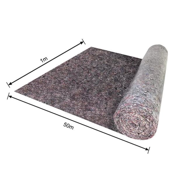 YUENFONG Skyddsduk för målare 50m², med halkfri polyetenbeläggning 180g/m² Ytskydd