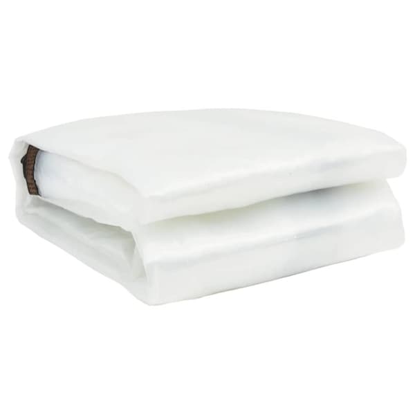 vidaXL Klar presenning med maljer 1x6 m polyetylen