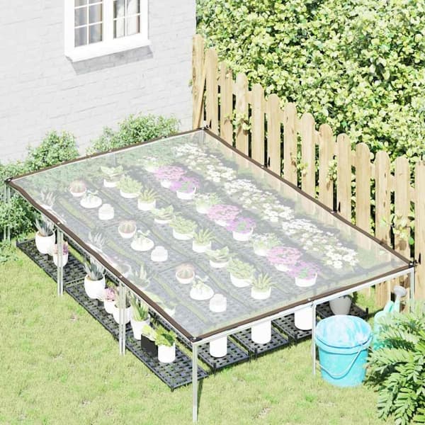 vidaXL klar presenning med øjer 2x3 m polyethylen