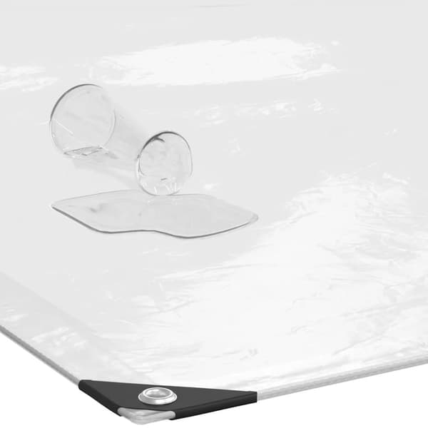 vidaXL kirkas suojapeite silmukoilla 8x10 m polyeteeniä