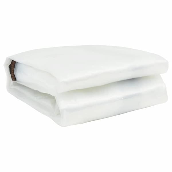 vidaXL klar presenning med øjer 1x8 m polyethylen
