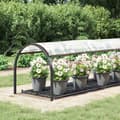 Miniatyrbilde 2 av 10: vidaXL Klar presenning med maljer 1x4 m polyetylen