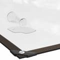 Miniatyrbilde 4 av 10: vidaXL Klar presenning med maljer 2x12 m polyetylen