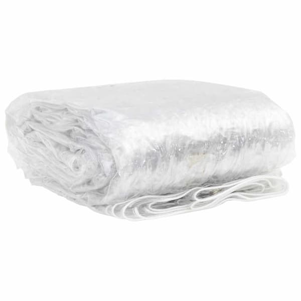 vidaXL Klar presenning med maljer 6x12 m PVC