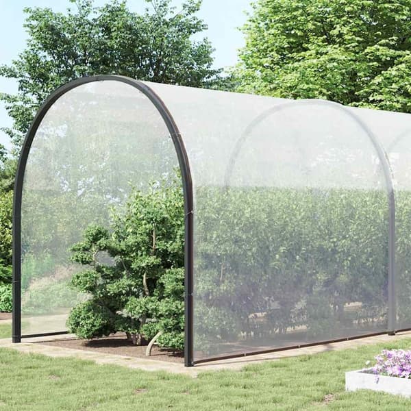 vidaXL kirkas suojapeite silmukoilla 10x12 m polyeteeniä