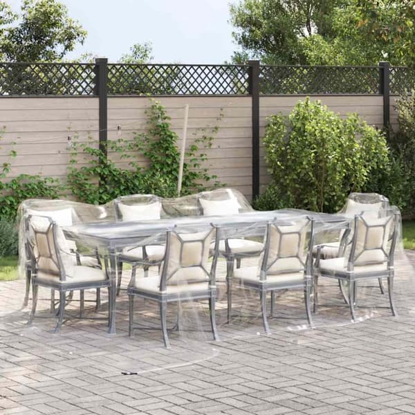 Klar presenning med öljetter 4x6 m PVC