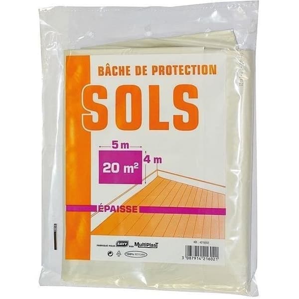 Tjock skyddspresenning - SAVY - 4mX5m - Beständig - Polyeten