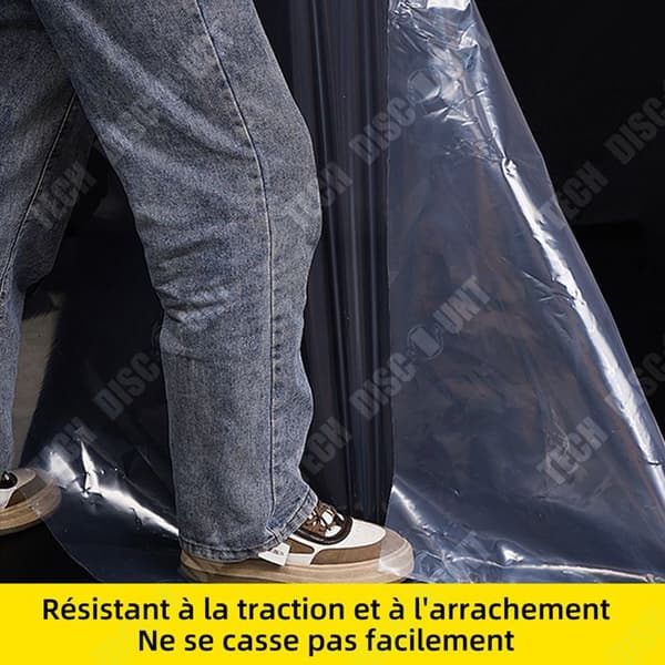TD PE Transparent presenning förtjockad vattentät duk 4m x 6m utomhus transparent presenning balkongpresenning vindruta regnpresenning