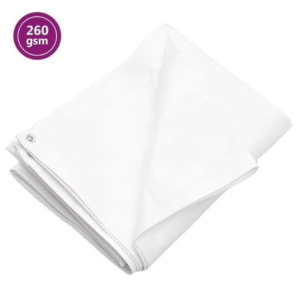 Presenning 260 g/m² 3x3 m vit HDPE