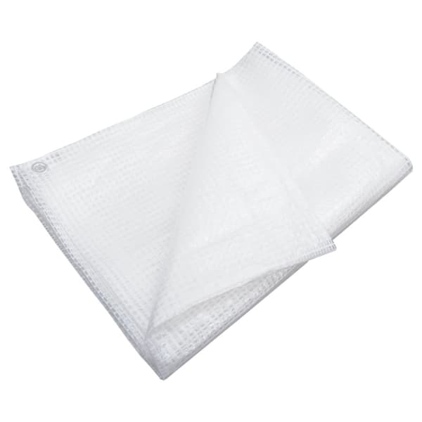 Presenning nätförstärkt 140 g/m² 8x10 m vit