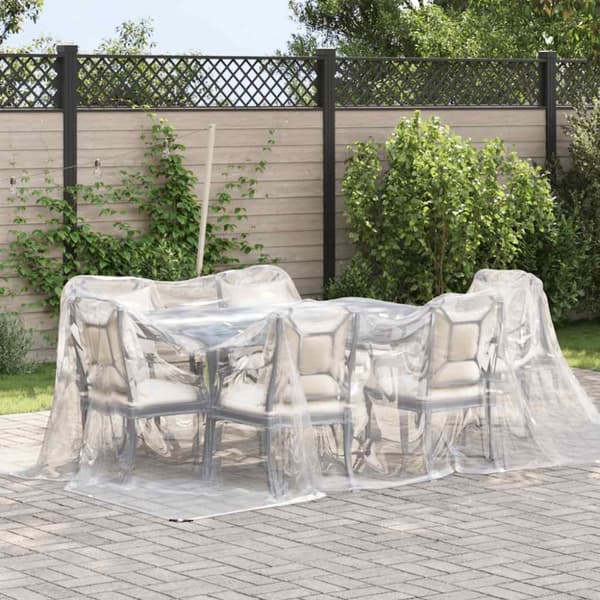 Klar presenning med öljetter 3x4 m polyeten