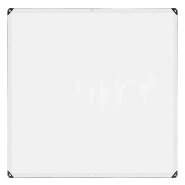 Klar presenning med öljetter 2x2 m polyeten