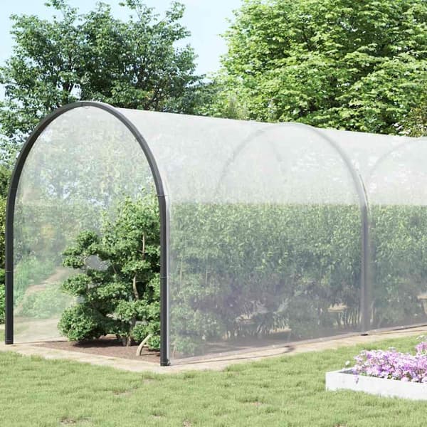 Klar presenning med öljetter 10x10 m polyeten