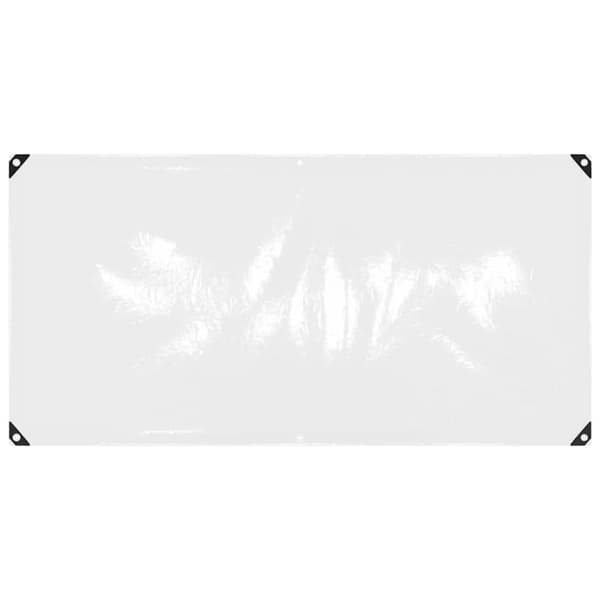 Klar presenning med öljetter 1x2 m PVC