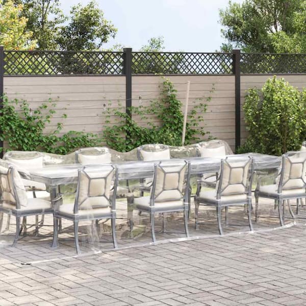 Klar presenning med öljetter 3x12 m PVC