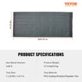 Miniatyrbillede 2 af 2: Dump Truck Tarp, Heavy Duty Konstruktion, Vejrbestandig,7 x 22 ft
