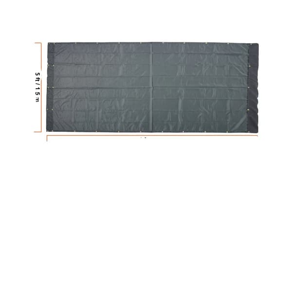 Dump Truck Tarp, PVC Materiale, Dobbeltlommer, 5 x 14 ft
