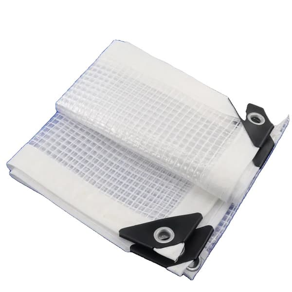 PE Presenning, 0,33mm Tykkelse, Vandtæt Beskyttelse,3m x 5m = 3 meter x 5 meter, PE Mesh Tarpaulin-aPE Mesh Presenning-a