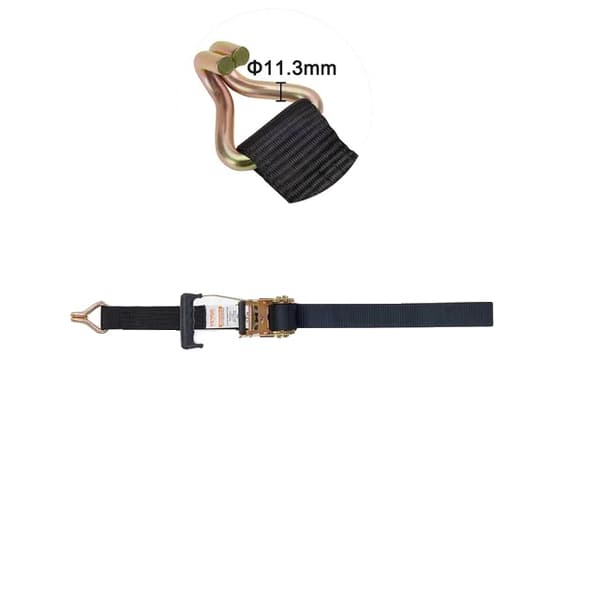 Ratchet Strop Fastgørelse, Metal Spænde, Stærk Lashing, 2 x 8 tommer
