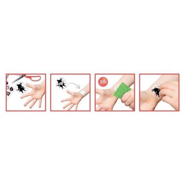 Tillfälliga tatueringar - Buki France - 75 Kawaii-tatueringar - Tvättbara - För barn - Unisex