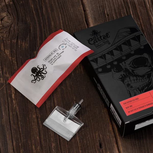 El Cartel V2 Tattoo Cartridge - 0,35 123RM ShortTaper 5 stk.