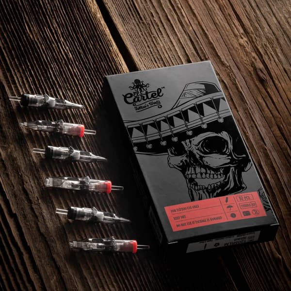 El Cartel V2 tatueringspatron - 0,35 7 RM-W LongTaper 10st.