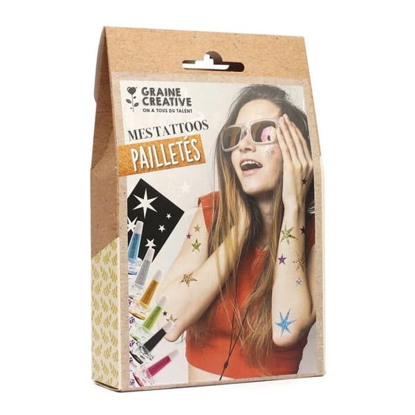 Temporary tattoo kit - Mina glittriga tatueringar