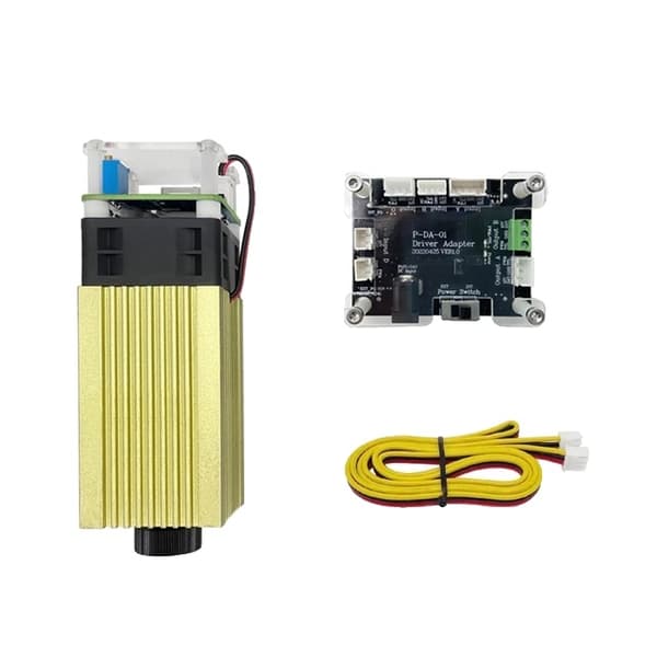 Laserhoved, Justerbar Fokus, DIY Gravering, LT-40W-A-Gold-KIT