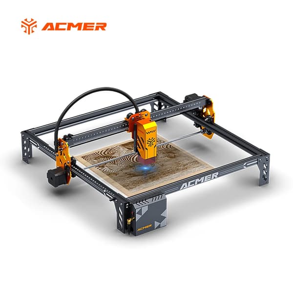 ACMER Lasergraver, 48W Effekt, 10000 mm/min Hastighed,P1 S Pro, EU STIK