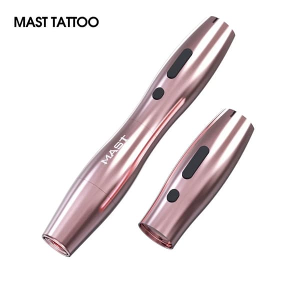 Trådlös Tatueringspenna, 2,5 mm Slag, Lätt och Ergonomisk Design,Rosa