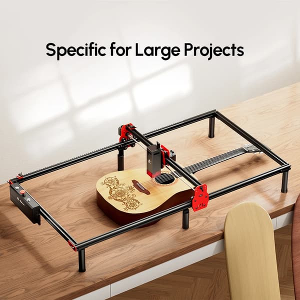 AlgoLaser Pöytälaserkaiverrin, Korkea Tarkkuus 5.5W Teho, 400x400mm Kaiverrusalue,5.5W, 40x85CM