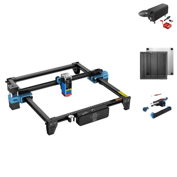 Laserkaiverrin, 5.5W laserteho, 300 * 300mm kaiverrusalue,paketti 3, EU